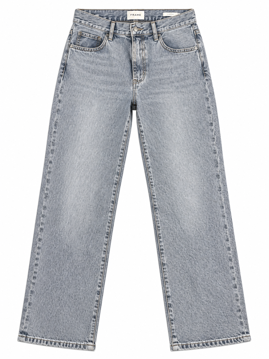 FRAME The Hang Straight-Leg Jeans – Light Blue Wash, Size 28 ladies