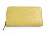 Louis Vuitton Zippy Wallet Yellow Epi Leather ladies