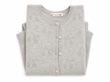 Bonpoint Girls Cashmere Cherry Pointelle Cardigan – Size 12 years children