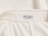 Brunello Cucinelli Silk Monili Asymmetric Shirt size S ladies