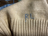 Polo Ralph Lauren Iconic Polo Bear Intarsia-Knit Sweater size M ladies