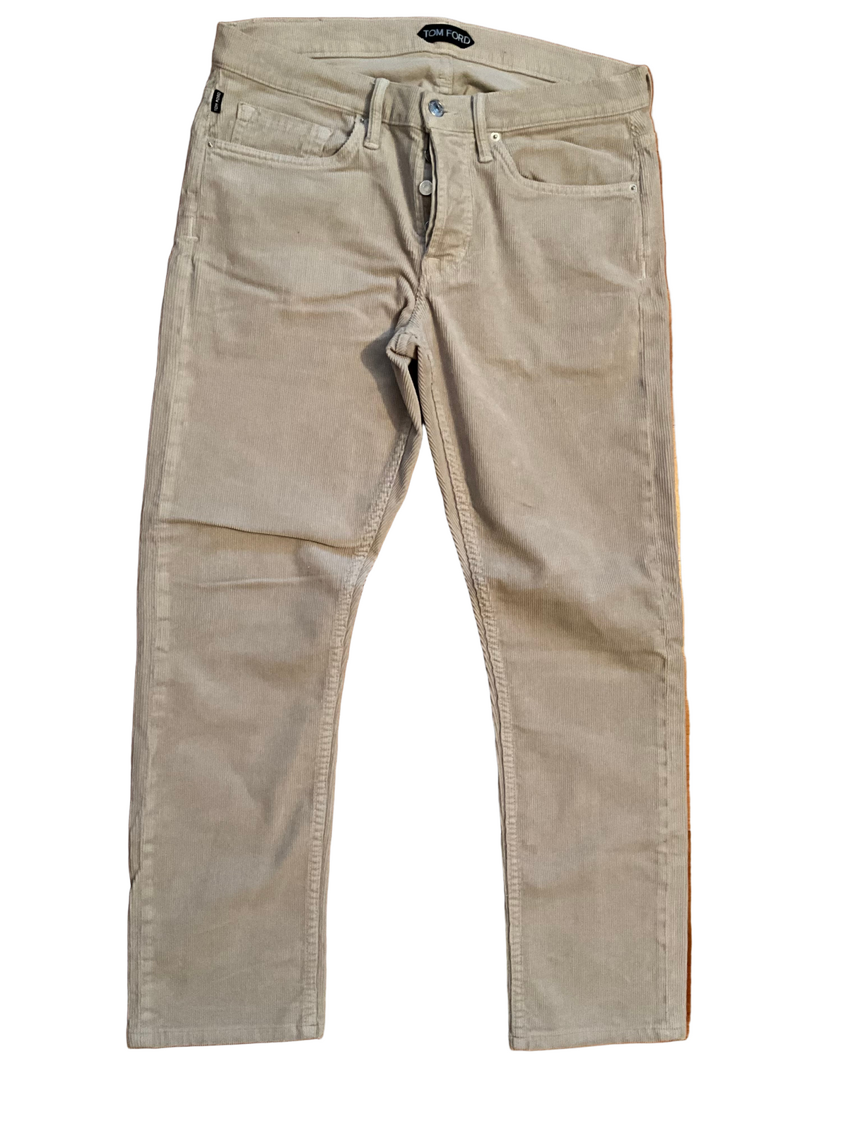 TOM FORD - Slim-Fit Stretch-Cotton Corduroy Trousers size 33 Men