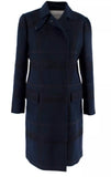 Valentino Navy Double Fleece Wool And Cashmere Coat Size US 6 UK 10 ladies