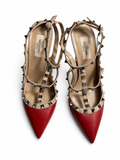 Valentino Garavani Rockstud T-Strap Pumps size 39 1/2 ladies