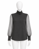 Brunello Cucinelli Monili-Embellished Turtleneck Top ladies