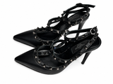 Valentino Garavani Rockstud Noir Limited Edition T-Strap Pumps – Size EU 38 ladies