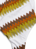 Missoni One-Shoulder Chevron Swimsuit – Zig Zag ladies