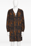Zadig & Voltaire Défilé Ramela Python Print 100% Silk Dress Size S ladies