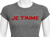 Zadig & Voltaire JE T’AIME Grey T-Shirt  ladies