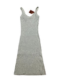 Missoni white Sequin-embellished ribbed-knit midi dress Size I 42 UK 10 US 6 ladies