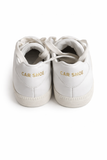 Car Shoe The Original White Leather Snackers Trainers Size 38 UK 5 US 8 ladies