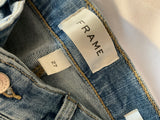 Frame Le Sleek straight-leg jeans denim size 27 ladies