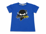 Lot of 2 Boys’ T-Shirts – Blue Ninja & Red Arsenal | Sizes 140 & 7–8 Years children