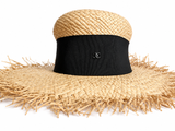 Chanel 2019 Runway Raffia Wide-Brim Hat – Size M ladies