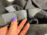 Uniqlo Grey Wool-Blend Oversized Knit Jumper size M medium ladies