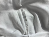 Brunello Cucinelli White Cotton Monili-Detail Top Size S small ladies