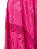 Zadig & Voltaire Juliet Paisley Print Asymmetric Skirt Pink – Size 38 ladies