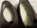Tom Ford Dark Brown Suede Low-Top Trainers – Size 9 / EU 42 men