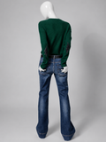 Zadig & Voltaire Cici Patch Cashmere Jumper ladies