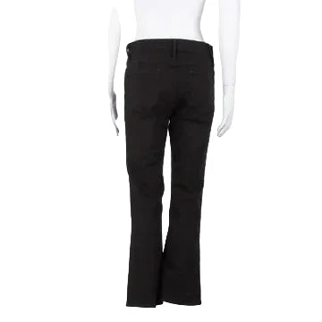 Frame LE CROP MINI BOOT HIGH-RISE BOOTCUT JEANS IN BLACK size 28 ladies