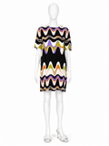 Emilio Pucci Silk Waves Printed Mini Dress – Size M ladies