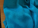 Missoni Lurex Blue Turquoise Metallic Knit Top Sweater Size I 42 UK 10 US 6 ladies