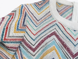Missoni Multicolour Chevron Zig Zag Knit Midi Dress – Size I 44 ladies