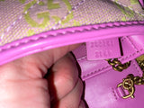 Gucci Super Mini GG Marmont Matelasse Canvas Flap crossbody bag handbag pink ladies