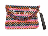 MC2 Saint Barth Woven Clutch Bag