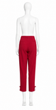 Red Valentino Straight Leg Pants Trousers size I 42 UK 10 US 6 ladies
