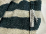 Zadig & Voltaire Crystal Embellished Cashmere Striped Pullover ladies