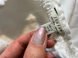 JIGSAW Linen T-Shirt Dress in White size UK 12 US 8 EU 40 ladies
