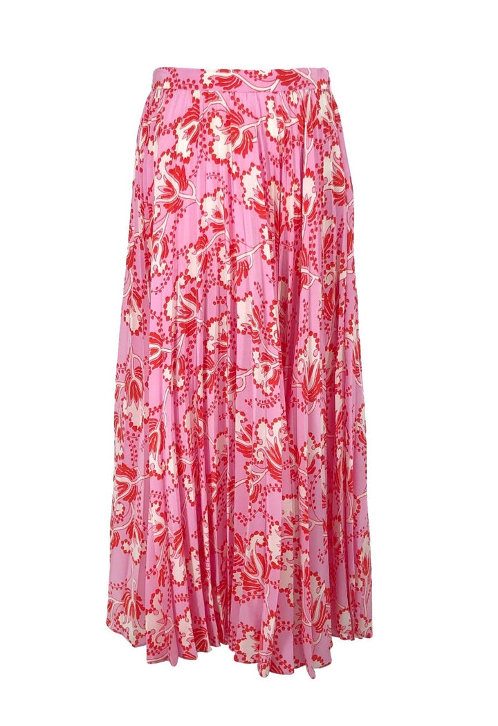 Valentino Garavani abstract print pleated midi skirt Size I 40 UK 8 US 4 S small ladies