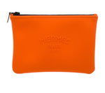 Hermes Bain Neobain Case / Flat Pouch Orange Small Clutch ladies