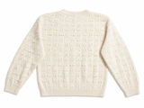 Bonpoint ivory cherry knit jumper sweater size 10 years children