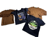 Lot of 4 Boys’ T-Shirts (Long Sleeve & Short Sleeve) 5-6 years children