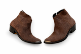Golden Goose Handmade Suede Leather Young ankle boots in dark brown Size 38 ladies