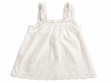 The White Company Woman Broderie Anglaise White Blouse ~Top size UK 8 S small ladies