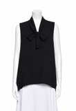 Sportmax Silk Tie-Neck Sleeveless Blouse – ladies