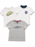 Lot of 3 Boys’ T-Shirts (Age 4–5 Years) – Nike, England & Chelsea Clothing Co children