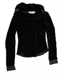 Viktor & Rolf black velvet blouse top Size I 40 UK 8 US 4 ladies