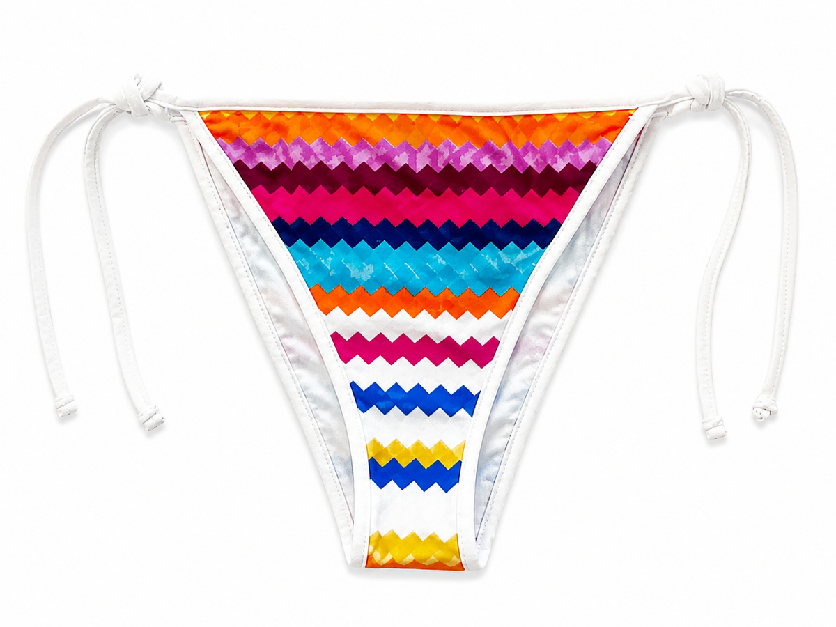 Missoni Zigzag Velvet String Bikini Swimsuit ladies