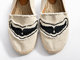 Zadig and Voltaire Women's City Frayed Espadrille Flats Size 39 ladies