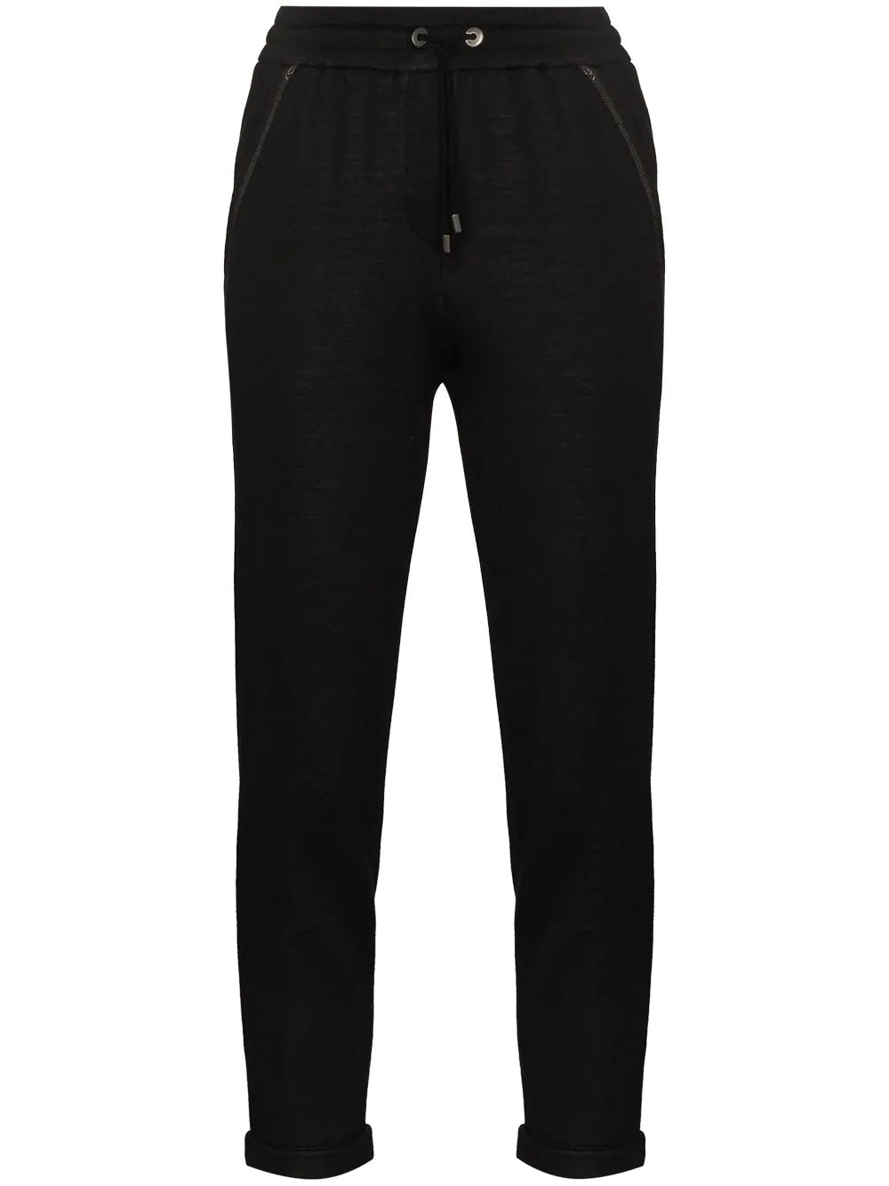 Brunello Cucinelli Monili-detail drawstring track pants sweatpants joggers Sz S ladies
