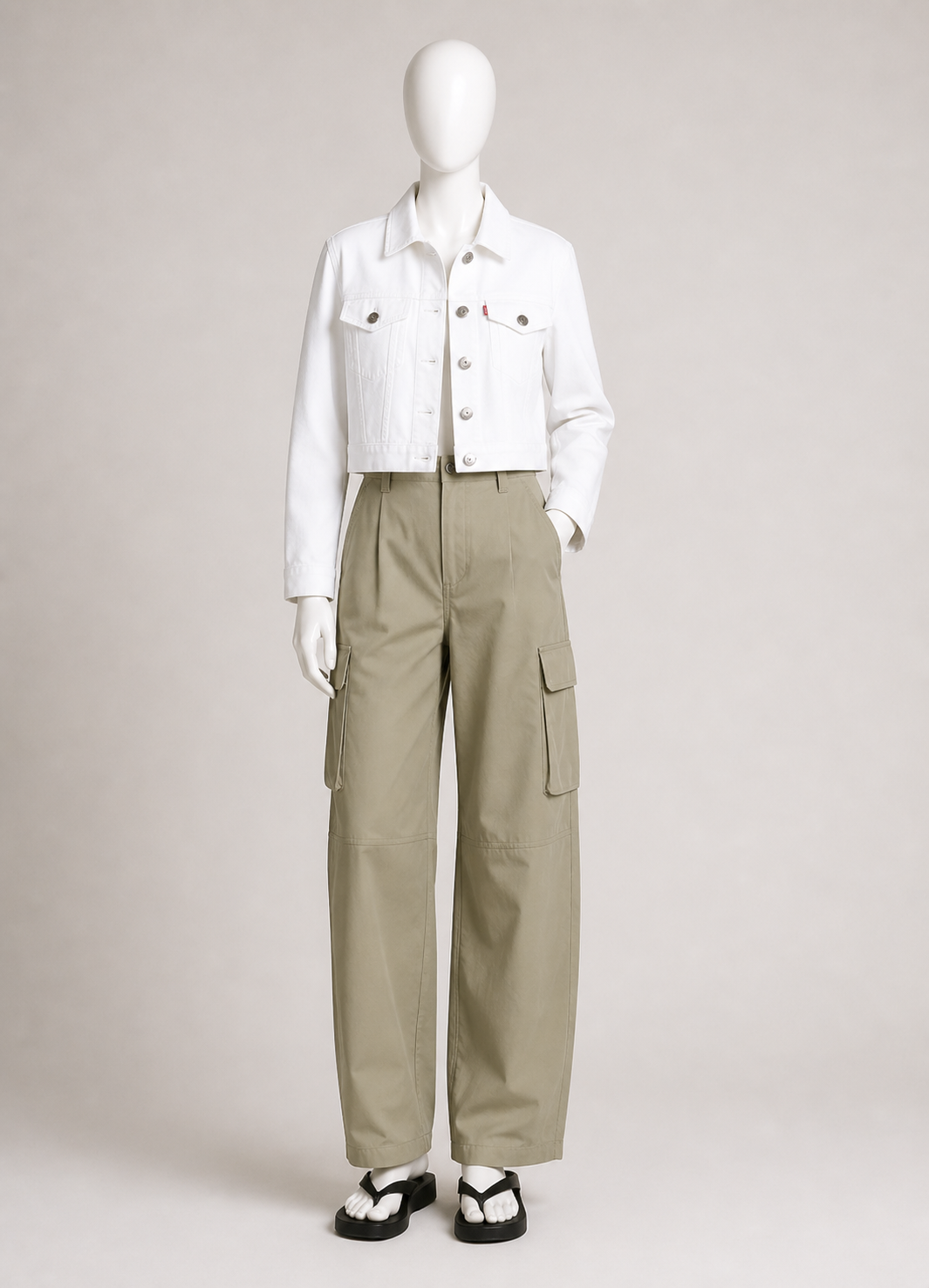 Missoni White Denim Cropped Jeans Jacket Size I 42 UK 10 US 6 ladies