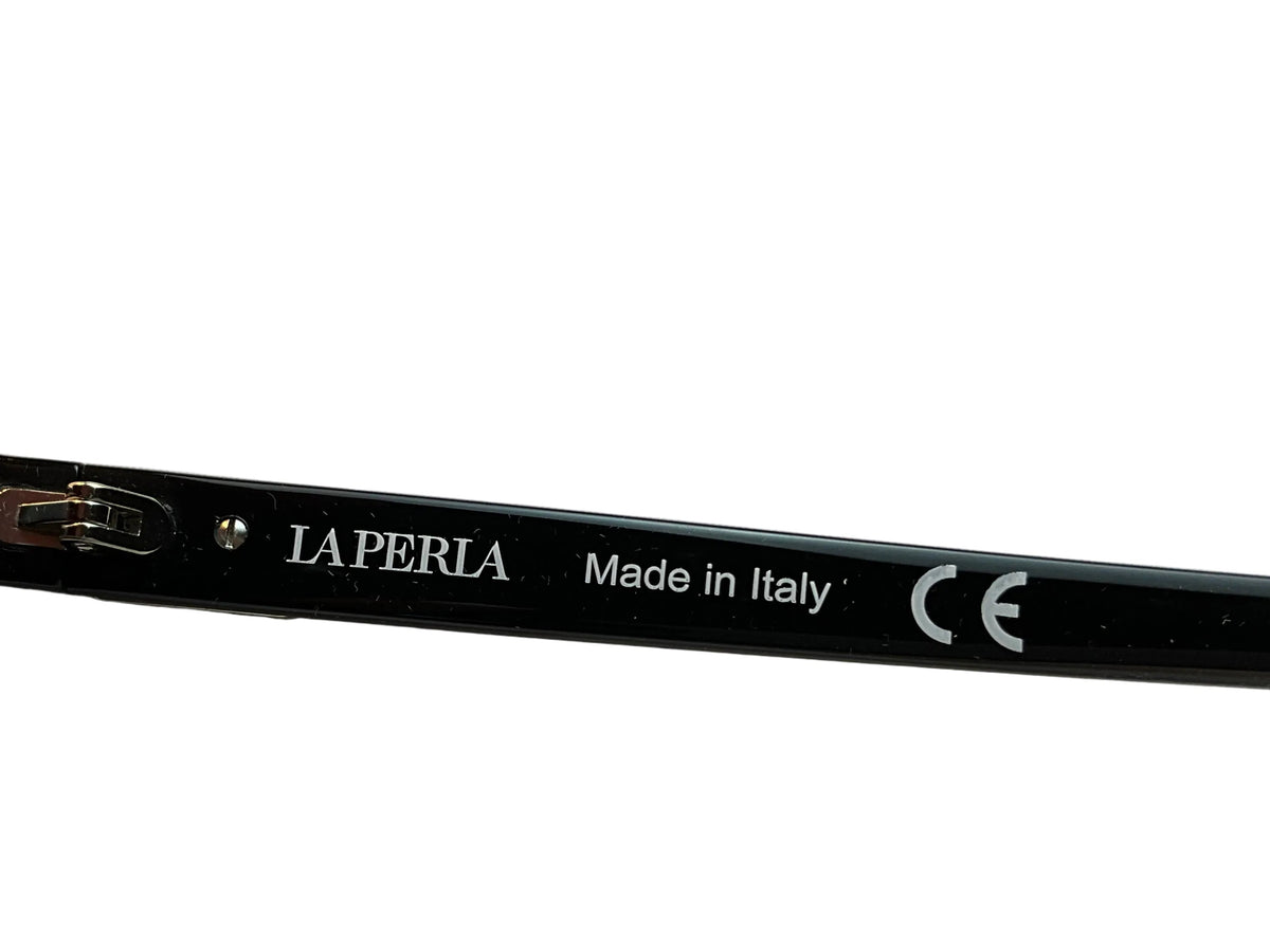 La Perla Half Frames Black Sunglasses Ladies