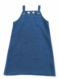 ESCALES PARIS LIMITED EDITION BLUE LINEN TENT SUMMER DRESS SIZE M MEDIUM LADIES