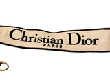 Christian Dior Canvas Embroidered Medium Lady D-Lite Ecru Multicolor Bag Handbag ladies