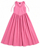 PINKO Pink Techno Poplin Midi Dress – Size XS ladies