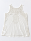 Ermanno Scervino Ivory Embroidered Top Size I 40 UK 8 US 4 ladies